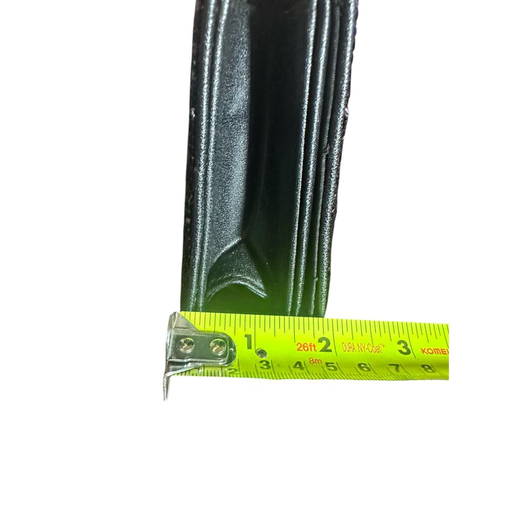 Vintage Whiting & Davis Purse Black Metal Mesh Flap Clutch Handbag chain strap - Picture 8 of 9